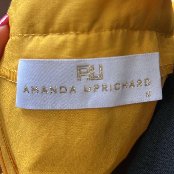 💕Amanda Uprichard Yellow Cotton Ruffle Statement Sleeve Tunic M EUC - Picture 6 of 8